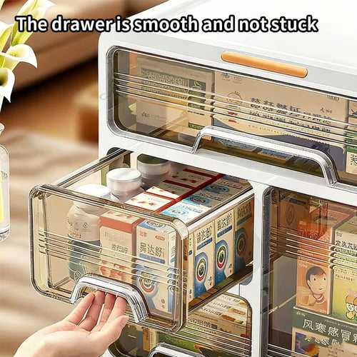 Multi-Layer Home Medicine Storage Organizer
